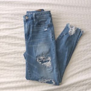 american eagle high rise jeans